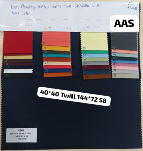 40*40 Twill 58 Width