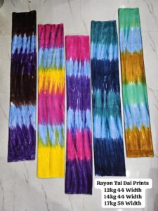 Rayon Tai Dai Prints Export Quality