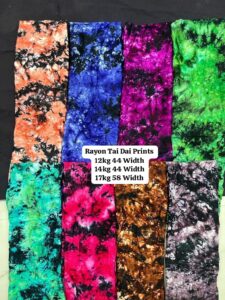 Rayon Tai Dai Prints Export Quality