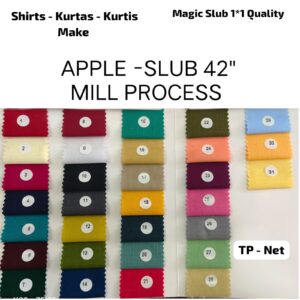 Apple Magic Slub Dyed Fabrics