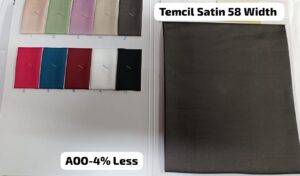 Tencil Satin Burkha Abaya Hijab Fabrics